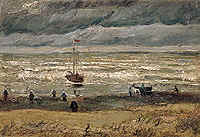 Van Gogh See View by Scheveningen (1882)