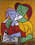 Pablo Picasso "Two Girls Reading", 1934