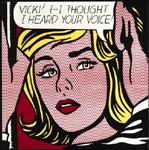 Roy Lichtenstein, Vicki, 1964