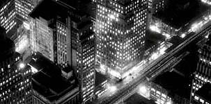 BERENICE ABBOTT, New York at Night, 1936/1970